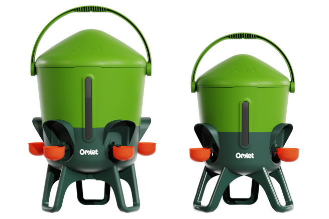 Omlet insulated chicken waterer now in two sizes