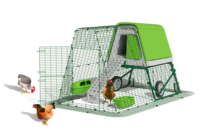 Eglu Go up raised chicken coop
