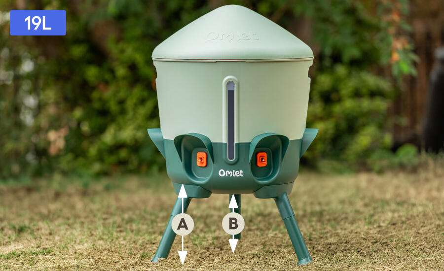 omlet insulated chicken waterer dimensions