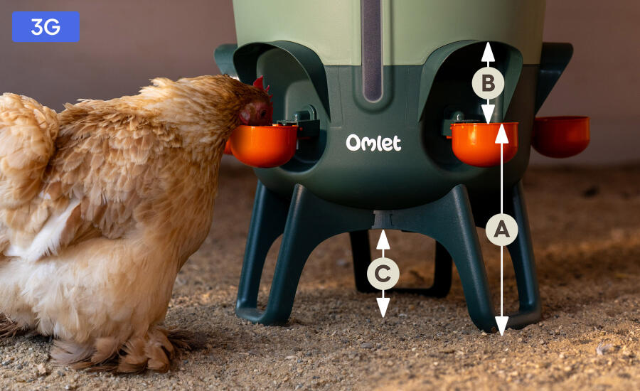 3 gal and 11 litre waterer dimensions