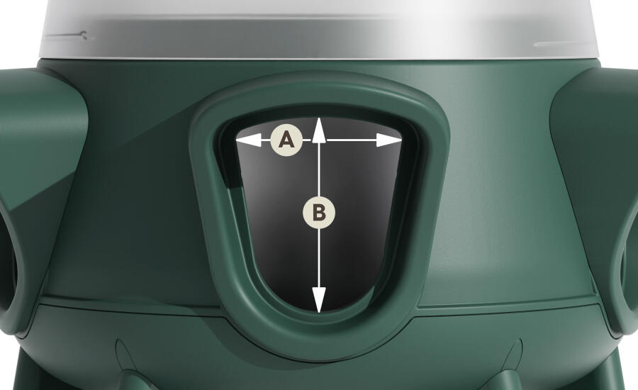 no waste smart feeder port dimensions