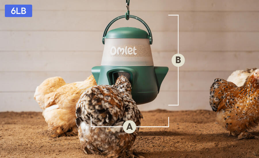 No waste feeder dimensions