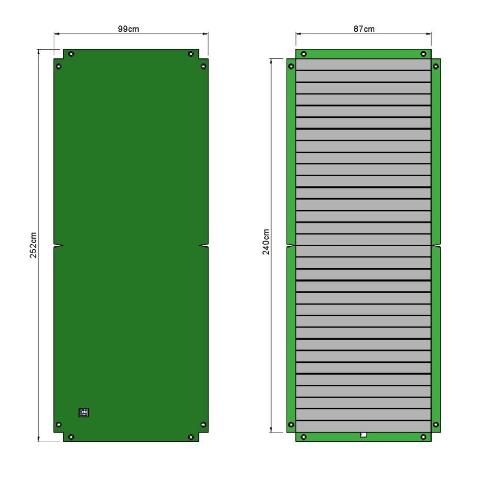 The dimensions of the Omlet extreme weather blanket.