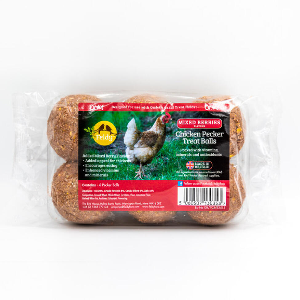Mixed pack of Chicken Pecker Treat Balls