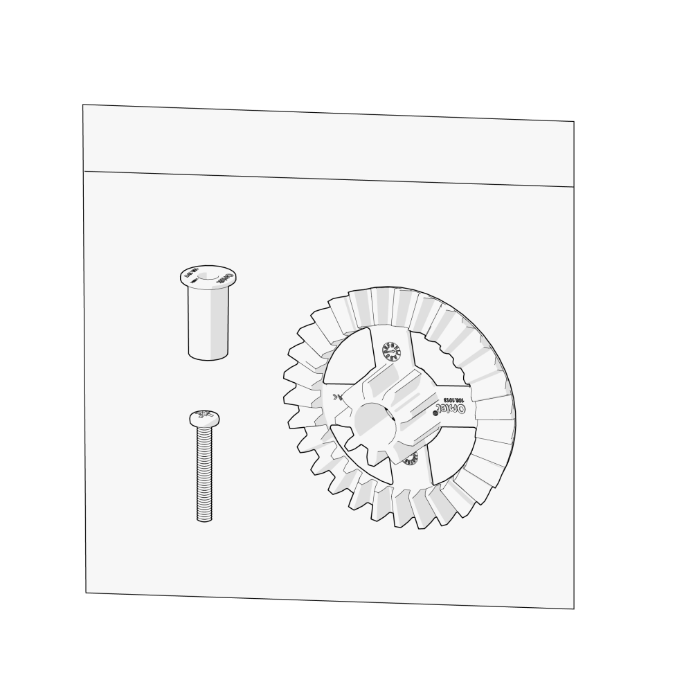 Smart Autodoor för Eglu Go  kuggväxel med påse