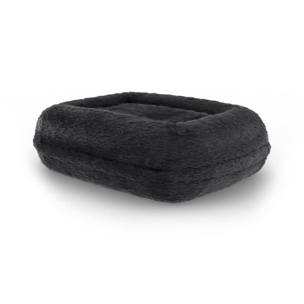 Omlet Maya Cat Donut Bed in Earl Grey