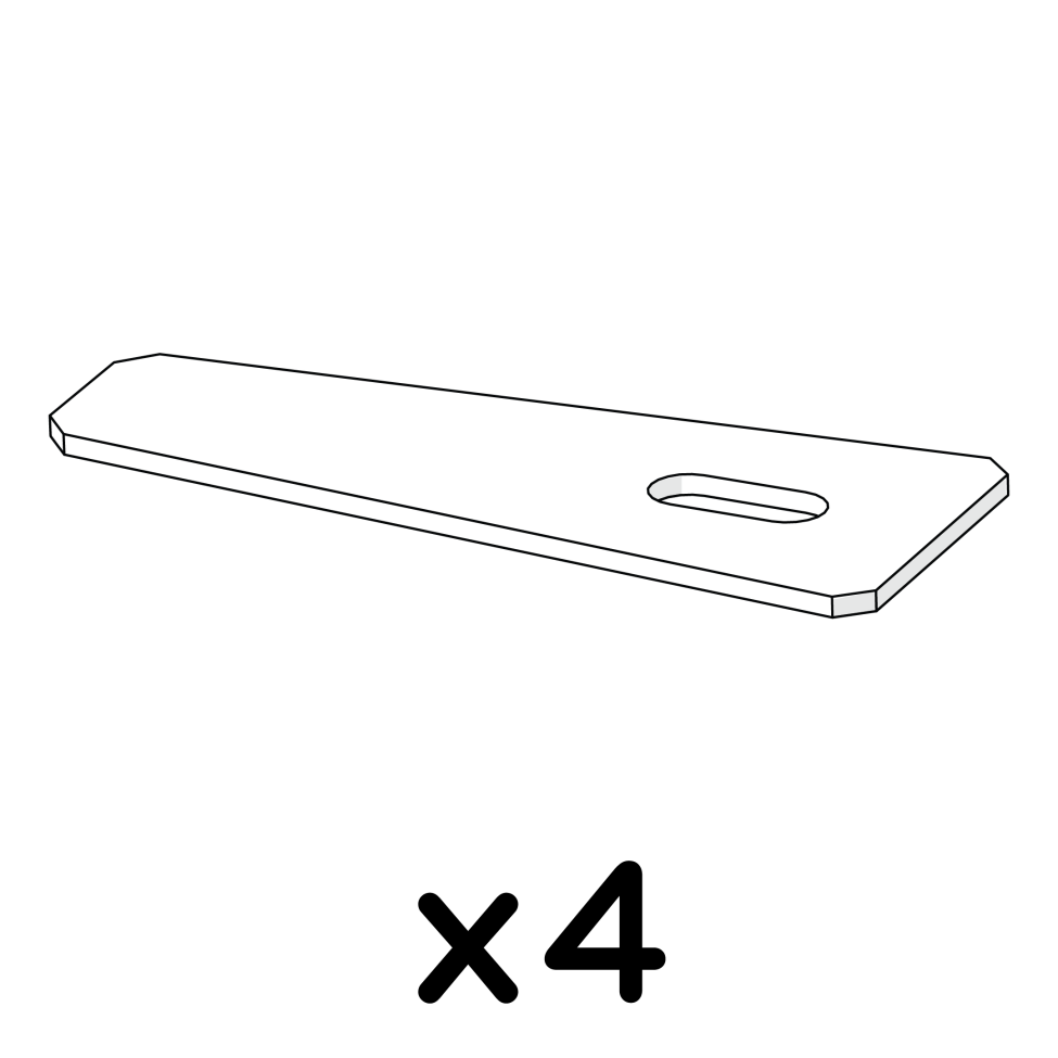 Eglu Go up house fixing plate (017.1059)