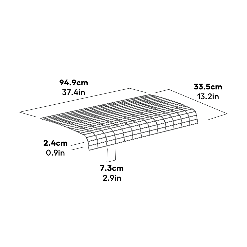 Cube Mk2 Run Panel Roof dimensions
