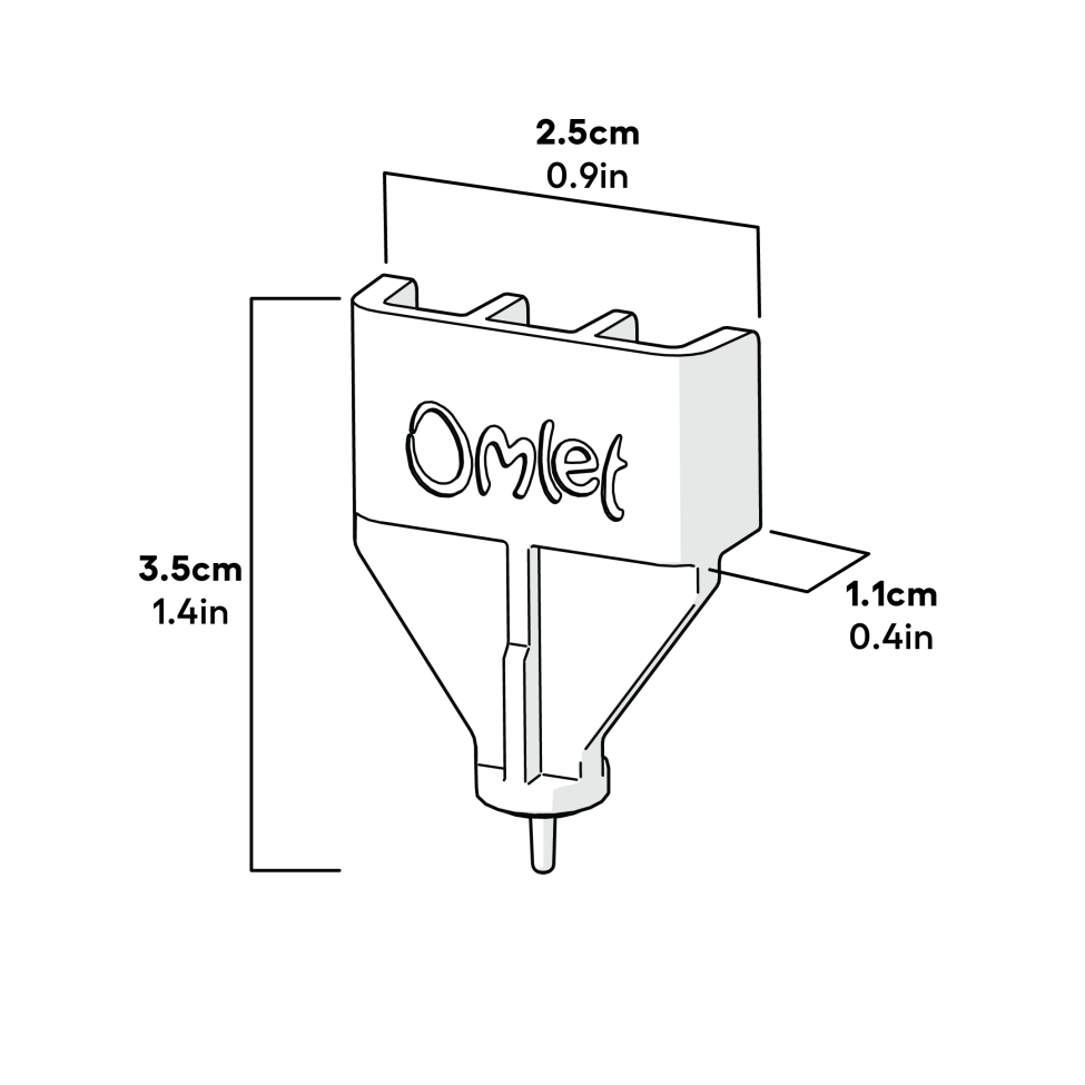 AutoDoor Gear Stay Dimensions (014.1140)