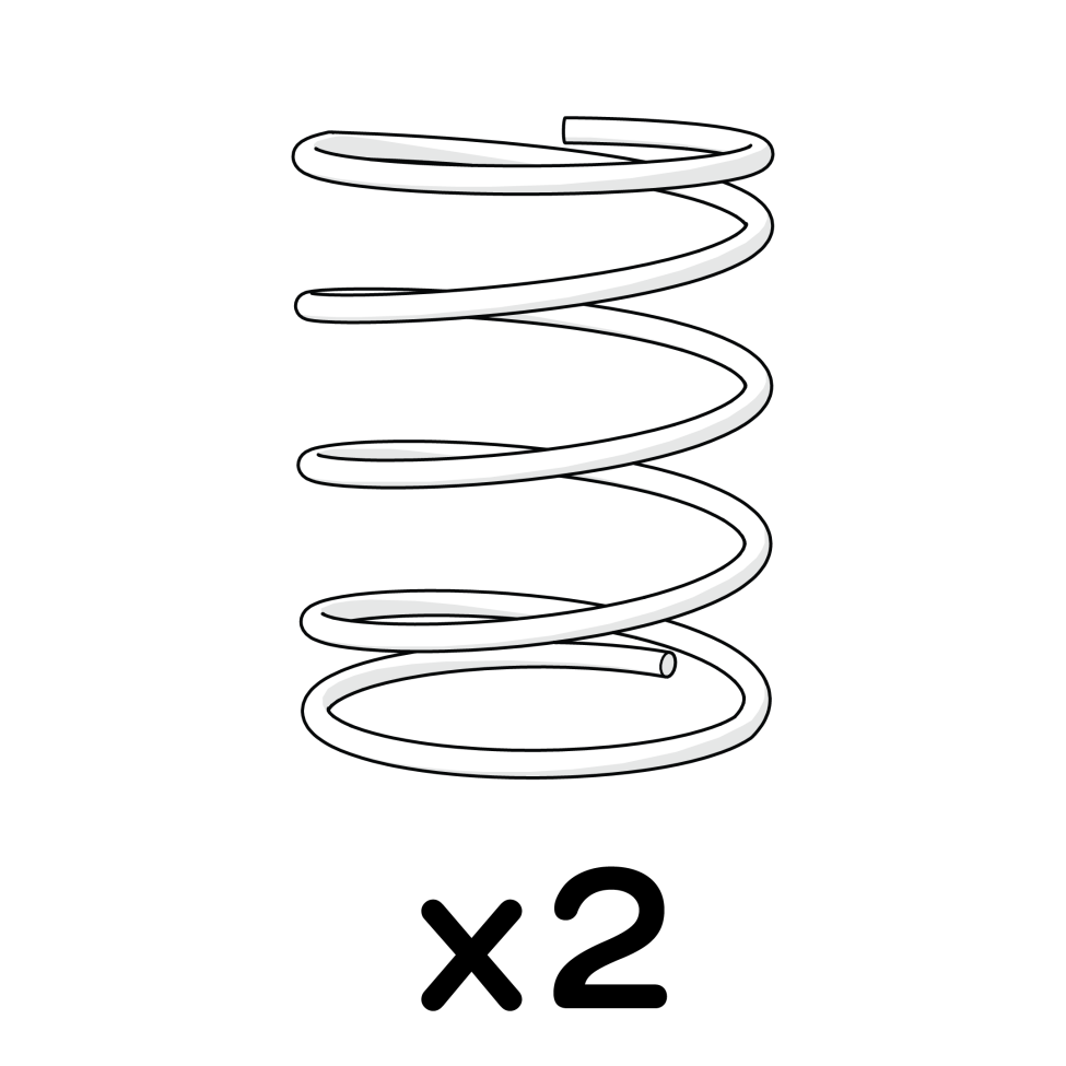 Autodoor Spring OD 16mm FL 20mm - Pack Of 2