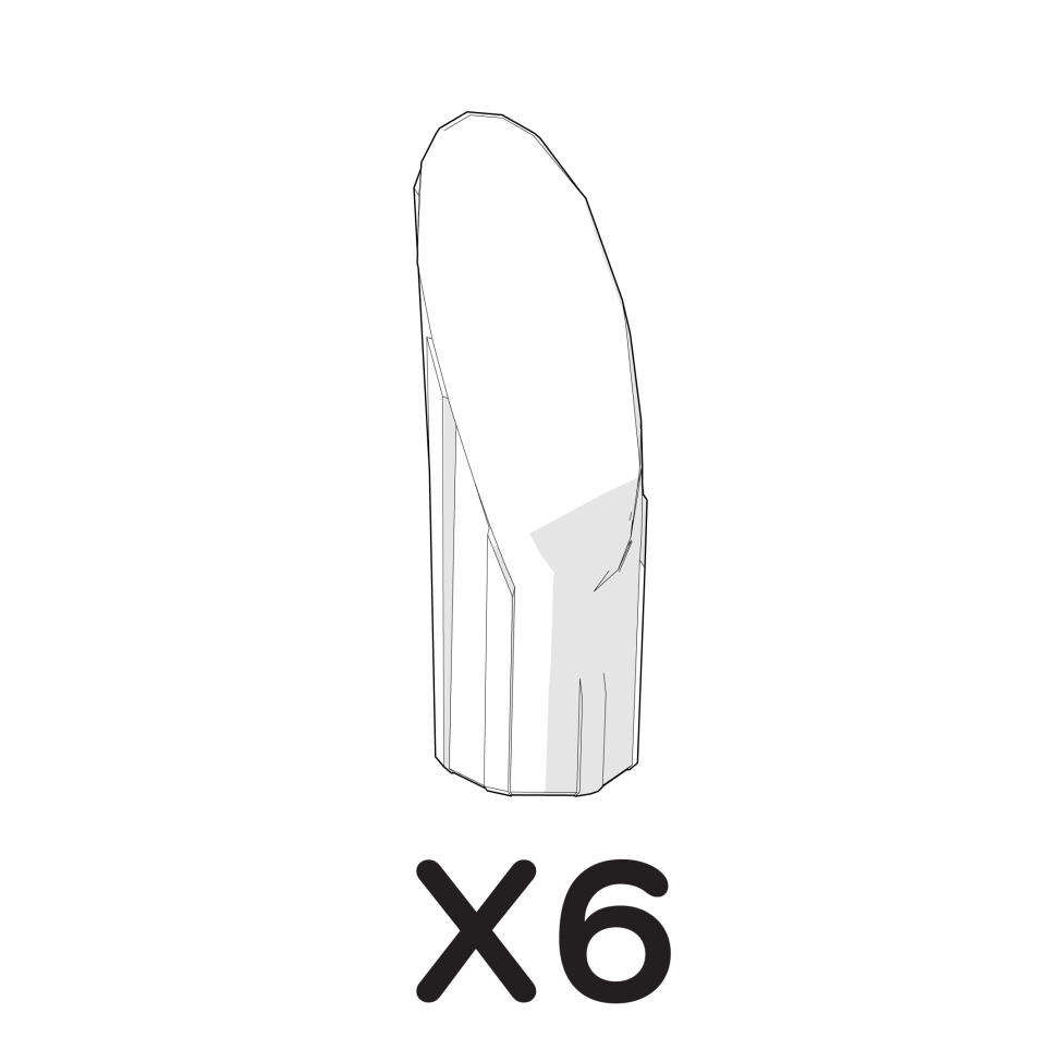 6 x skruelåg