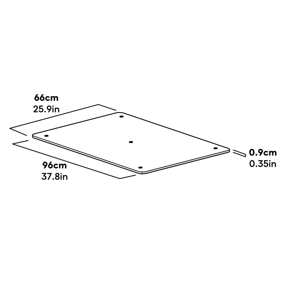 Planche de base pour lit de chien 42 dimensions (093.1010)
