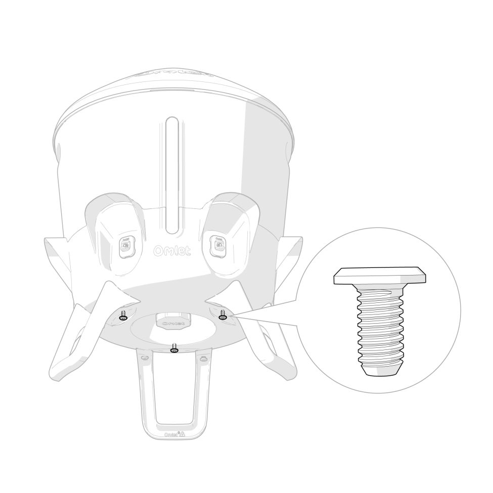 Chicken Waterer 5 Gallon Leg Fixings Pack attached to the large chicken waterer