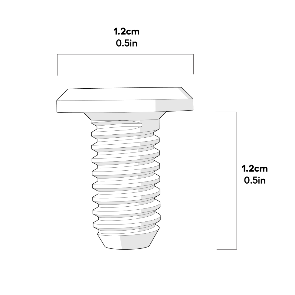 Chicken Waterer 5 Gallon Leg Fixings Pack dimensions
