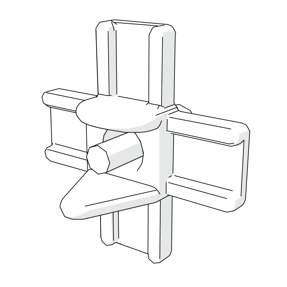 Chicken waterer single nipple