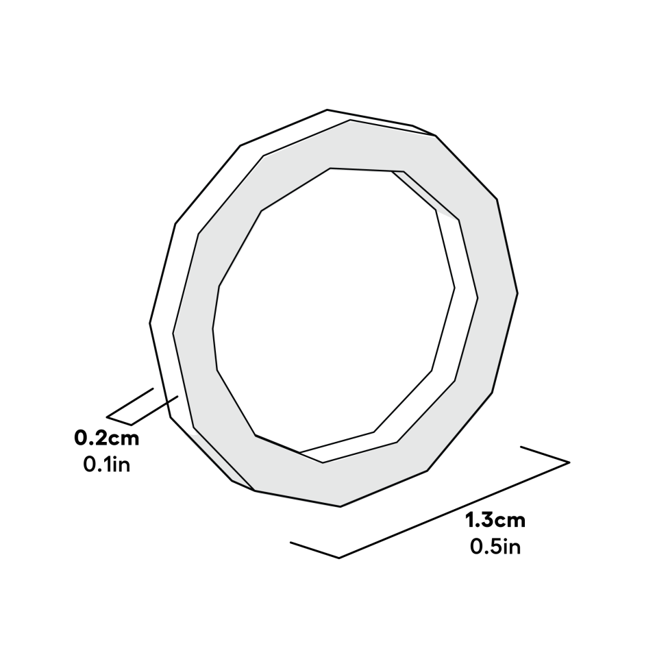 Chicken waterer cup and nipple seals dimensions