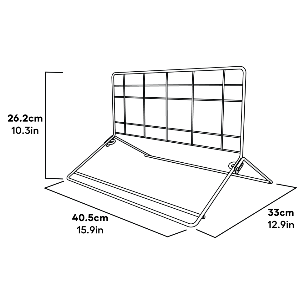 Classic and Cube feeder drinker stand dimensions (011.0001)