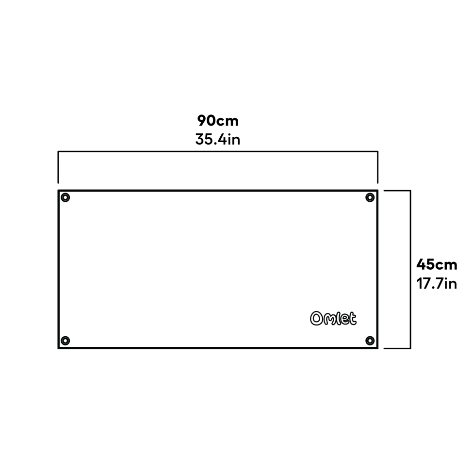 Verpackte transparente abdeckung für Eglu Cube & pro - wind dimensions (810.0120)