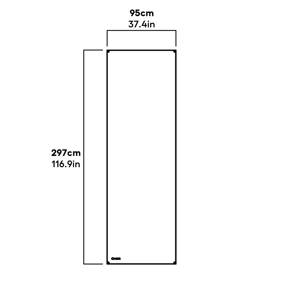 Verpakt doorzichtig afdekzeil met Gootrand voor wir & Eglu pro - afmetingen 3,0 x 0,95m (810.0148)