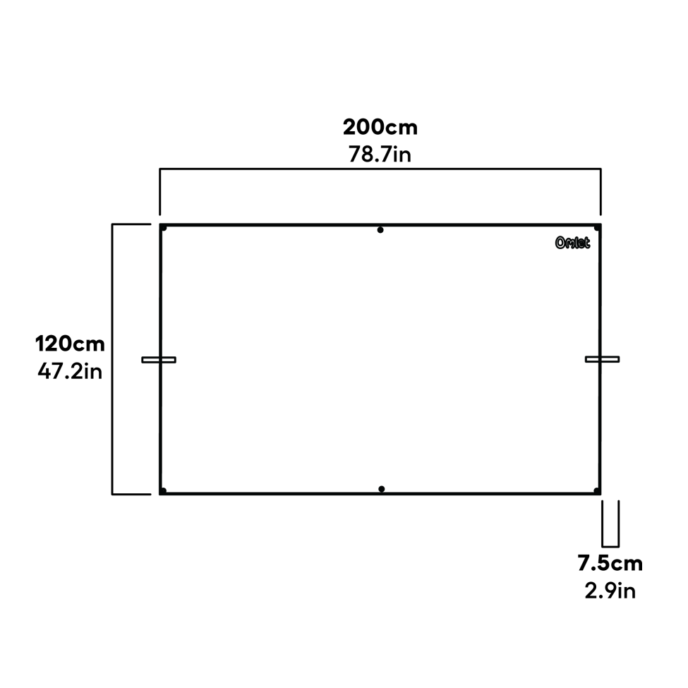 Klarer windschutzsatz für hühnerzäune abmessungen (810.0107)
