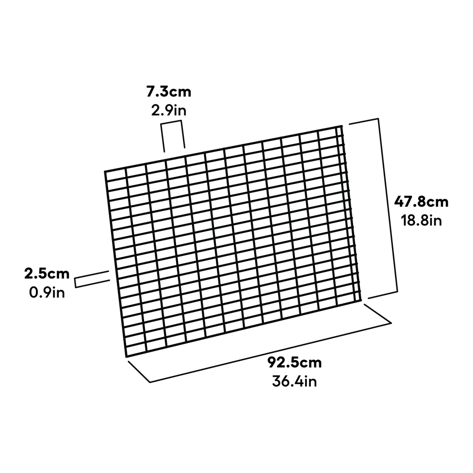 Eglu Cube mk2 run panel frame side dimensions