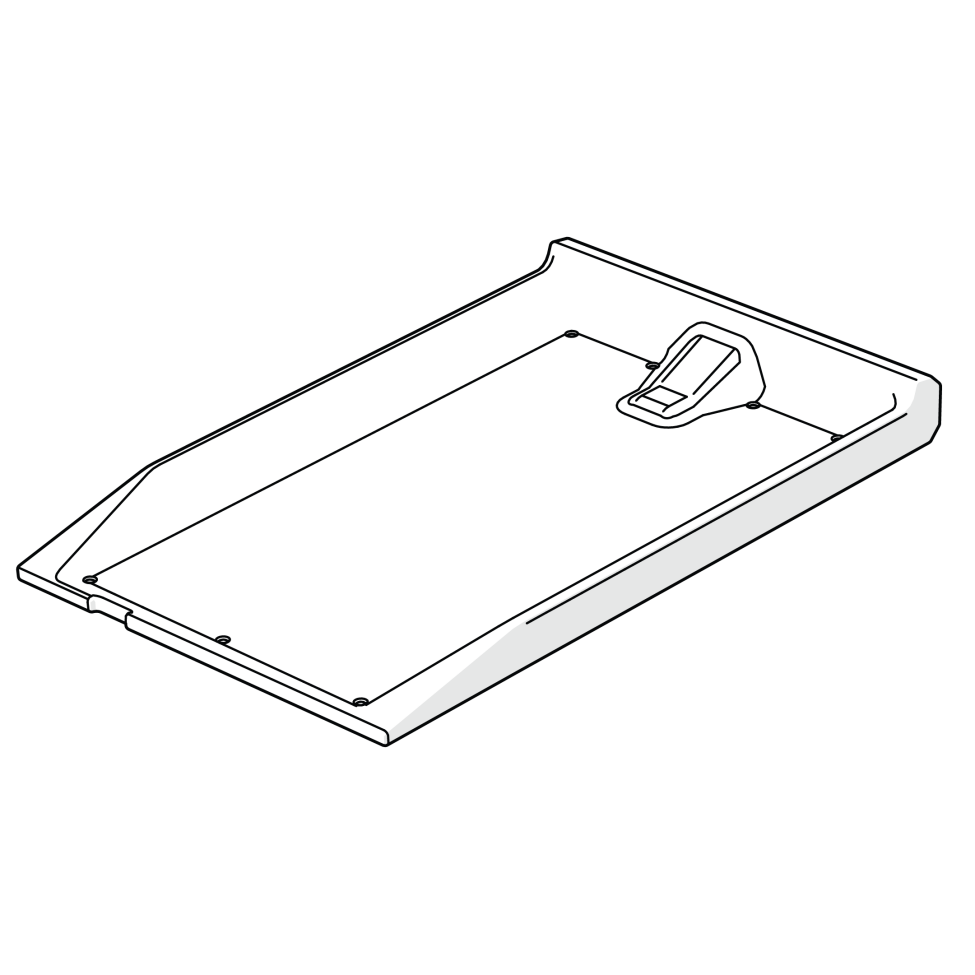 Eglu Cube mk2 droppings tray - green (064.0023)