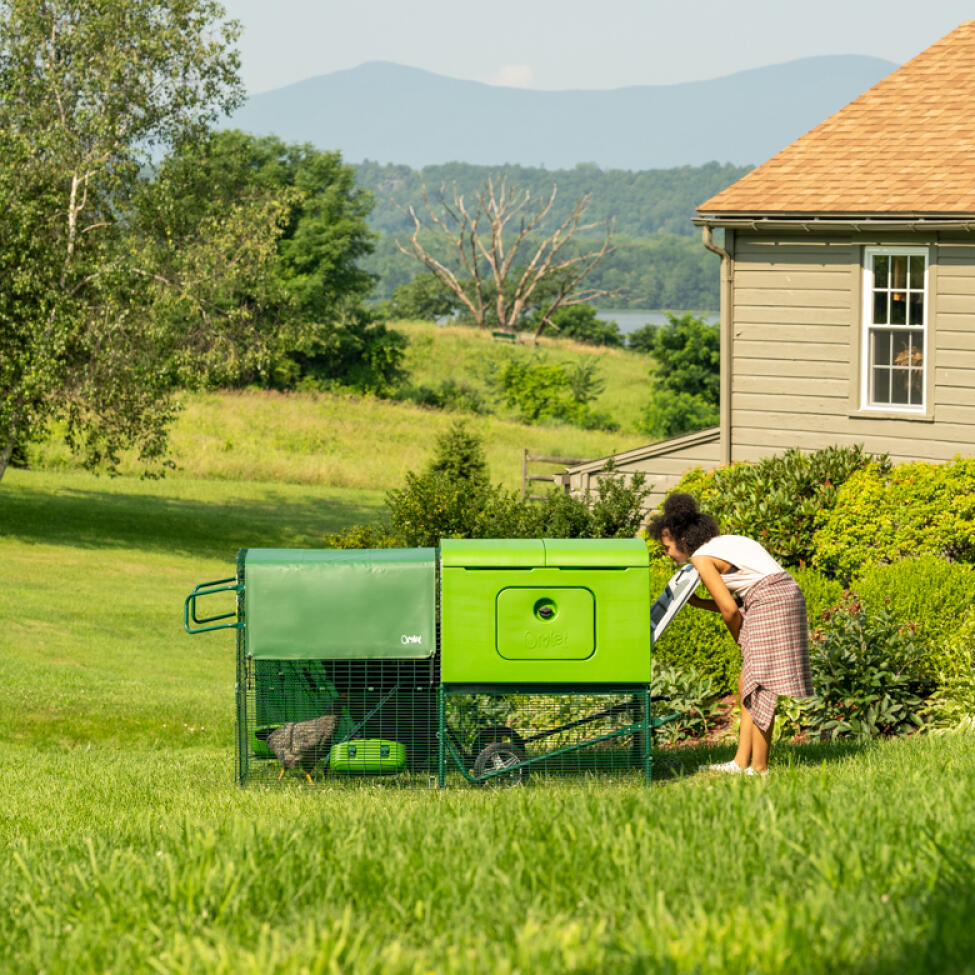 Eglu Cube large chicken coop run