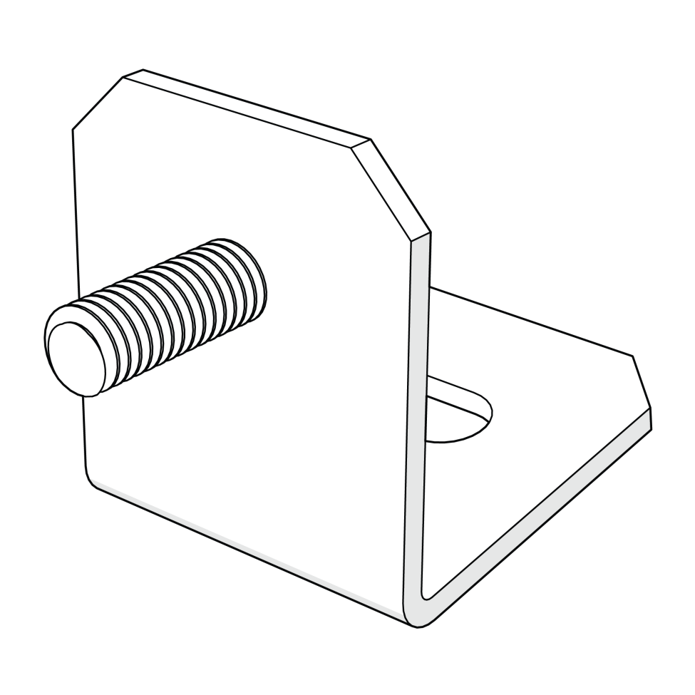 Eglu Cube mk2 bracket side panel to frame (064.1022)