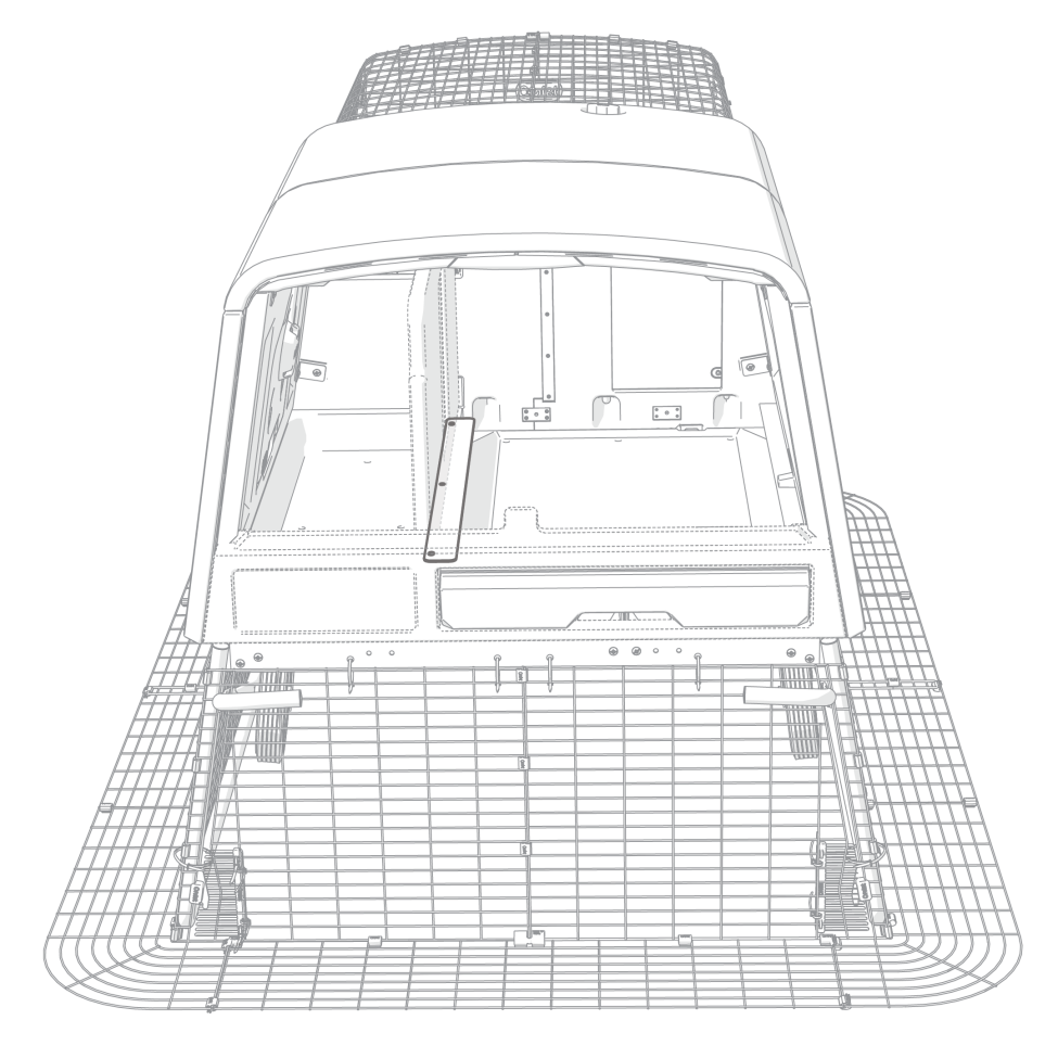 Cube mk2 droppings tray runner plate (064.1142)