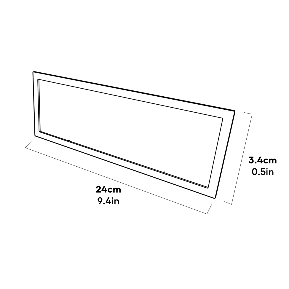 Eglu Cube Mk2 Vent Seal dimensions