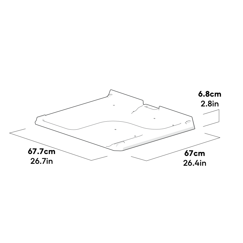 Eglu Go Droppings Tray Purple