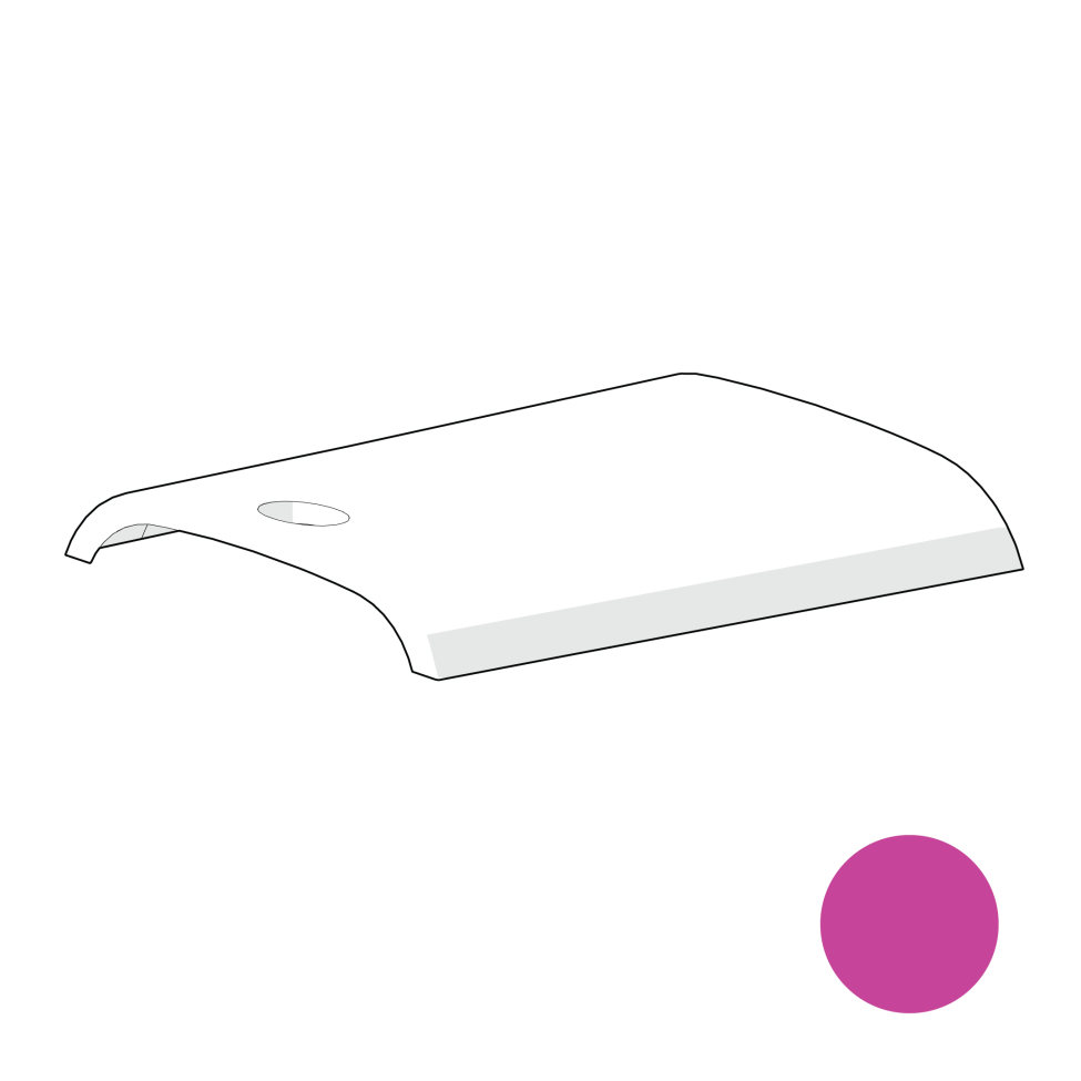 Eglu Go & Eglu Go  up-låg, yderpanel – lilla