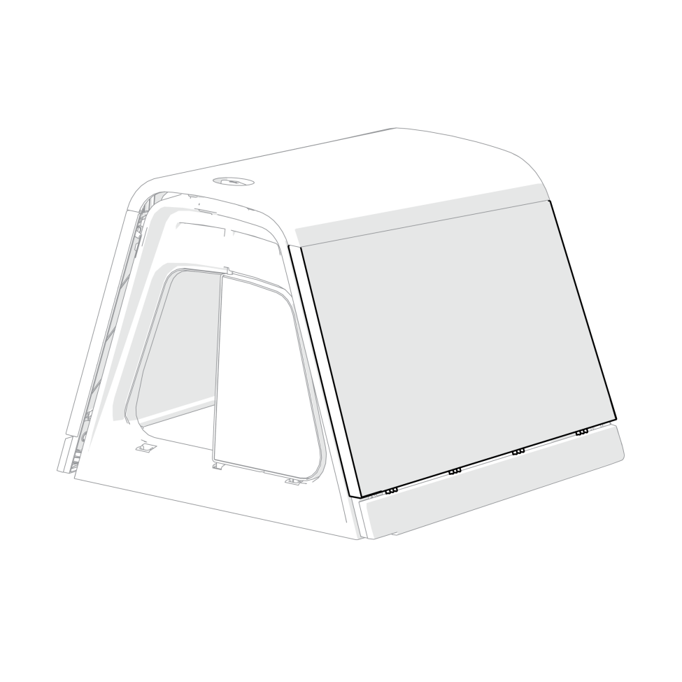 Eglu Go &  up panneau latéral extérieur gauche (005.0007.0005) Eglu Go 