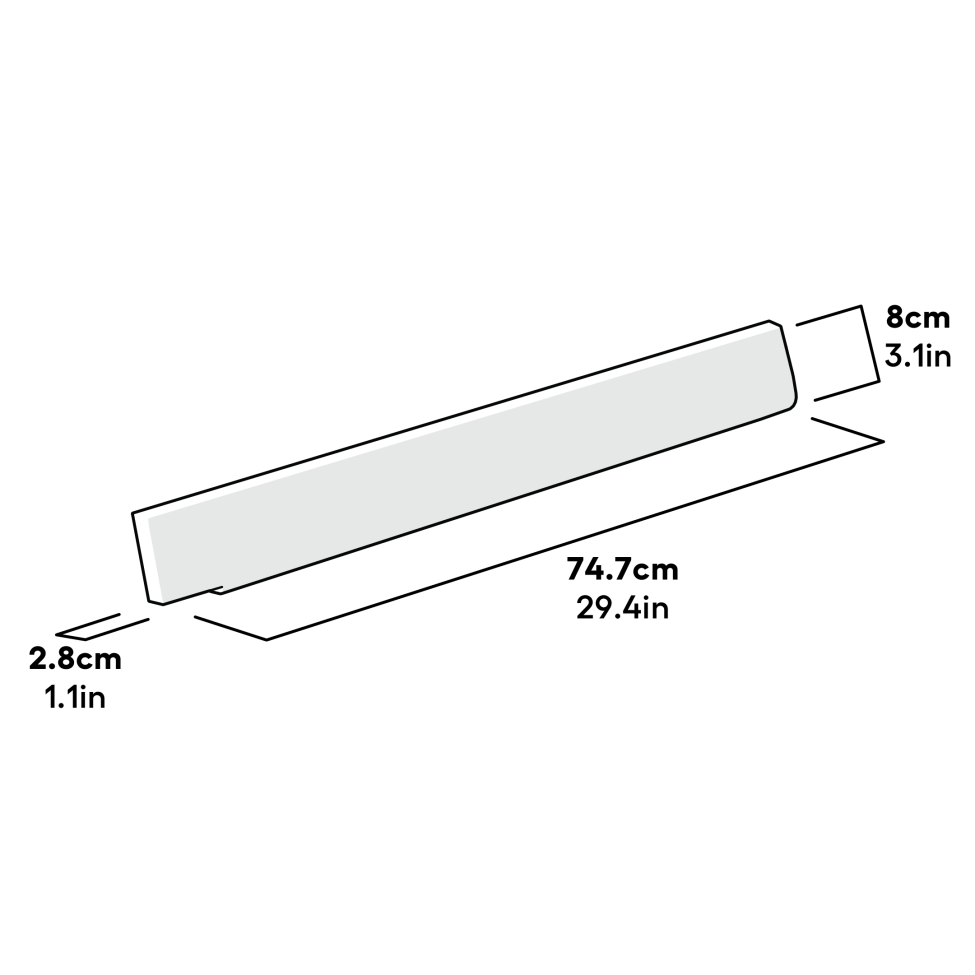 Eglu Go dimensioner på venstre kofanger (005.0039)