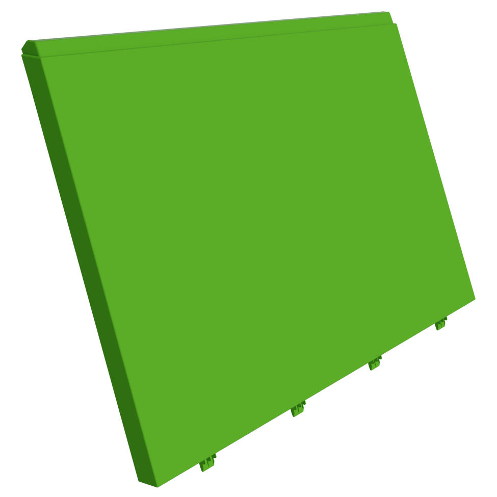 Eglu Go panneau extérieur latéral gauche vert