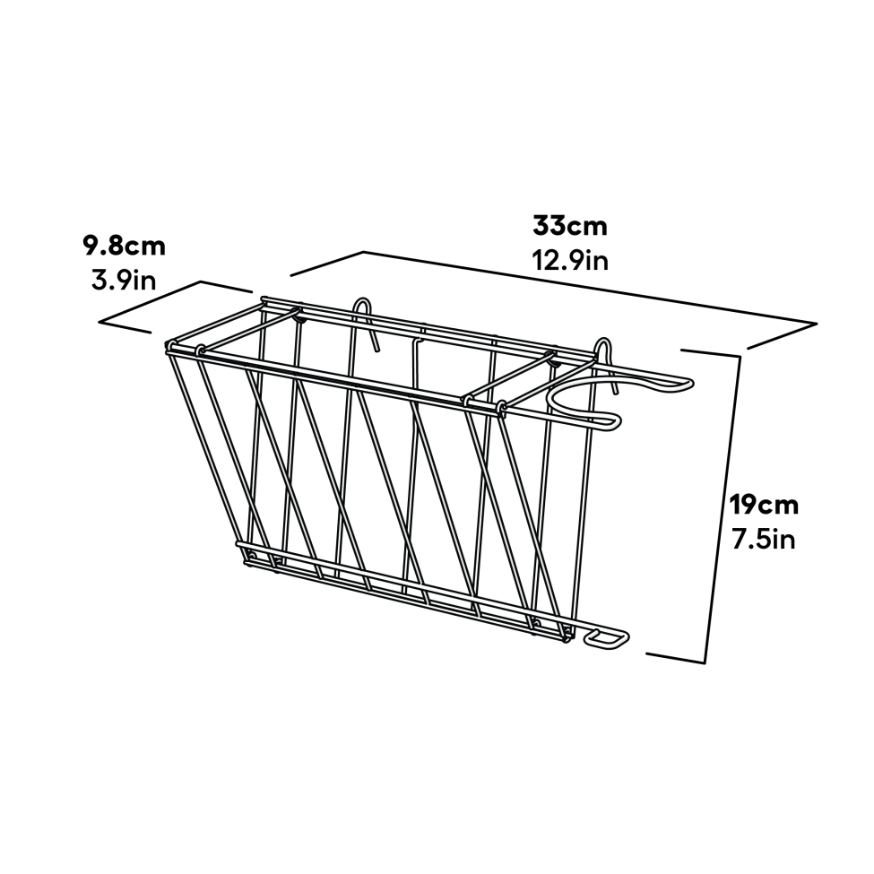 Eglu Go abmessungen der klappbaren heuraufe (810.0200)