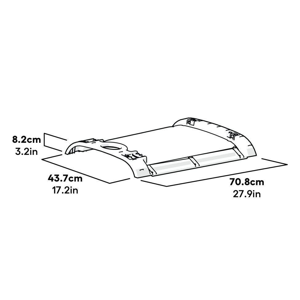 Eglu Go lågets indvendige dimensioner (005.0001)