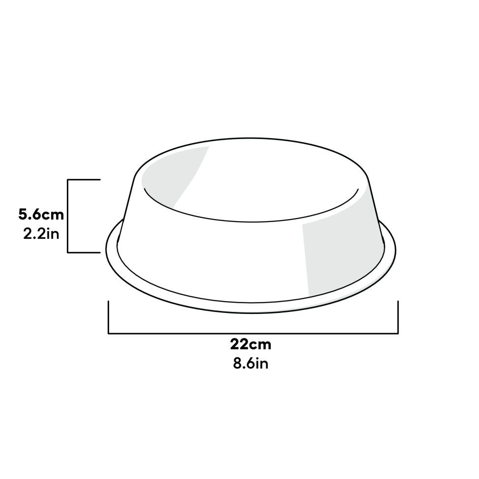 Eglu Go abmessungen der metallschüssel (810.0201)