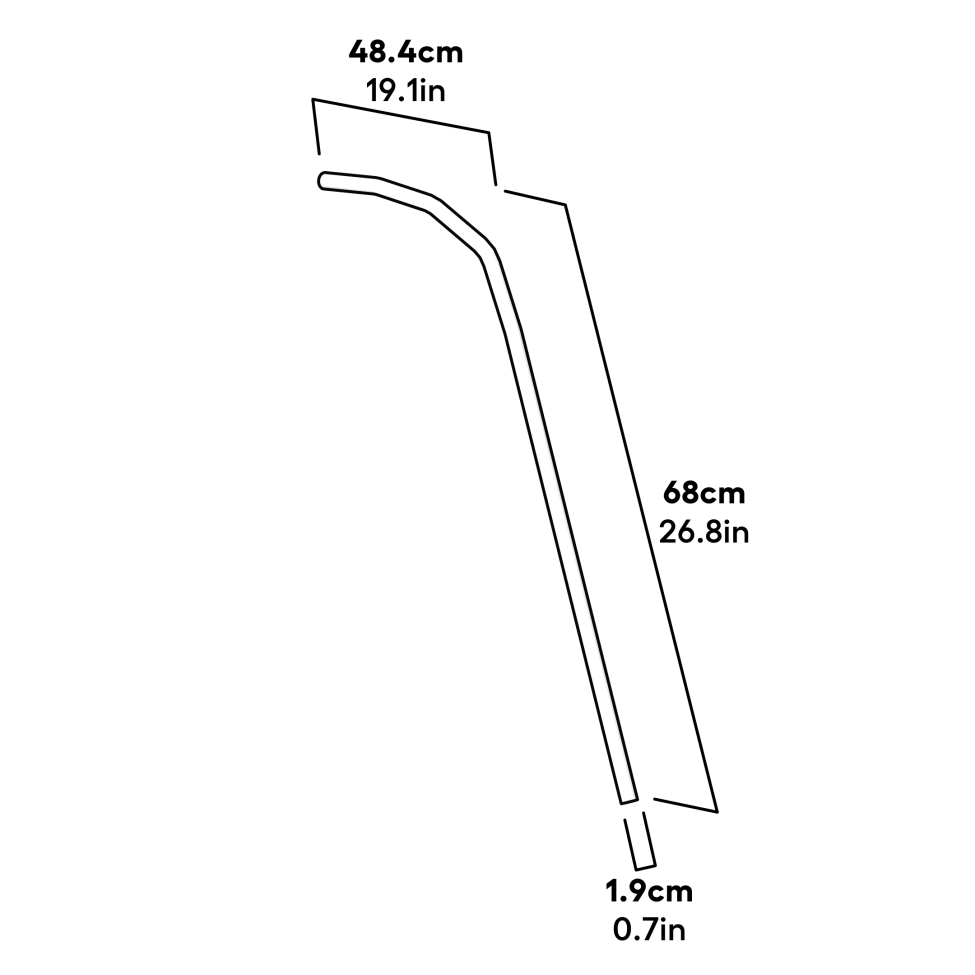 Eglu Go run frame tube female dimensions (005.1074)