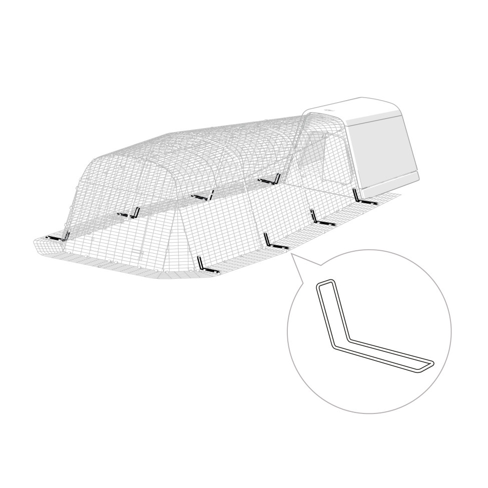 Eglu Go Run Skirt Support
