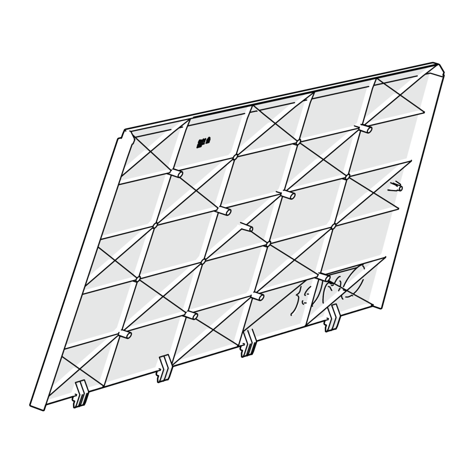 Eglu Go & Eglu Go UP Side Panel Outer Right - Leaf Green (005.0008.0005)