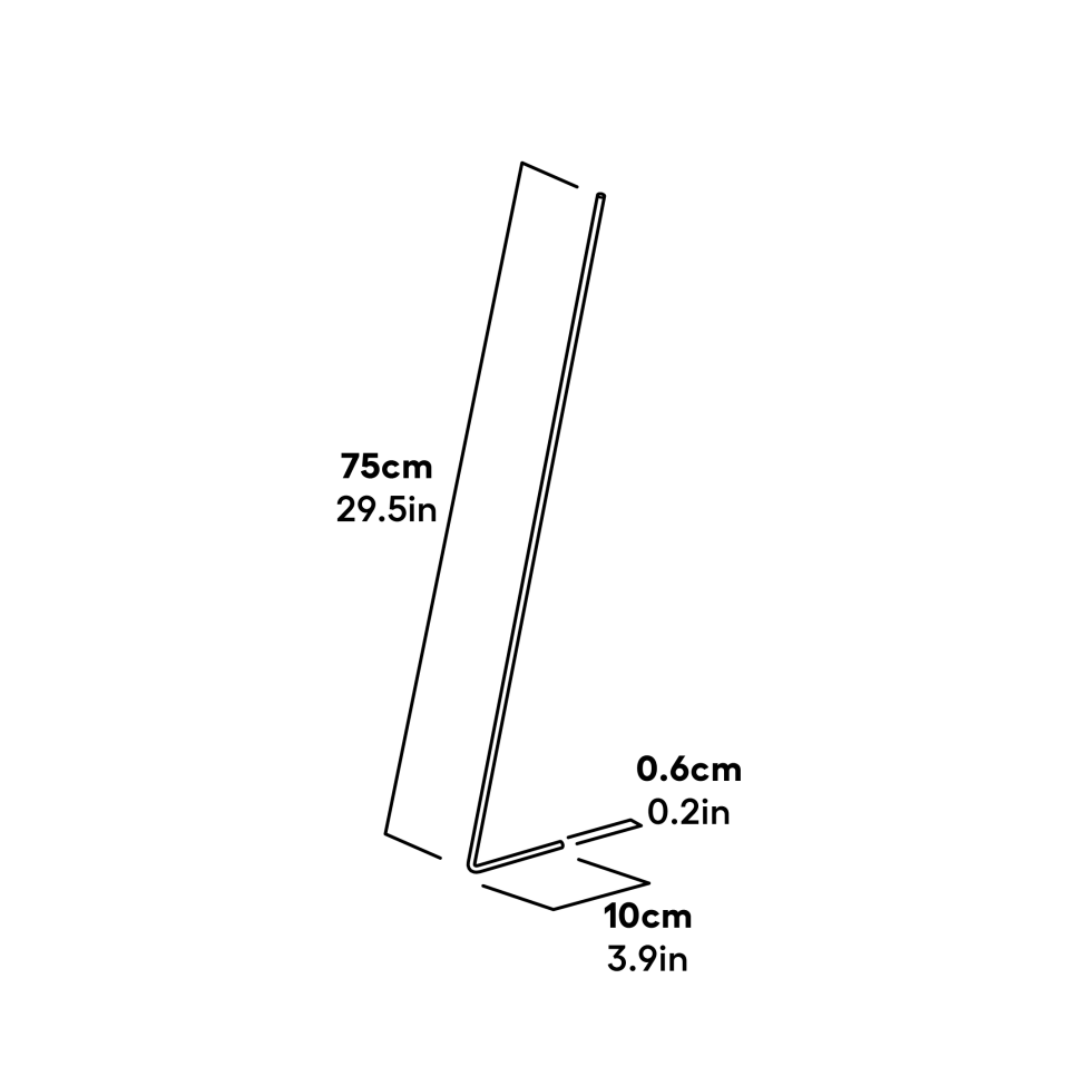 Eglu Go Up Run Extension Support Dimensions (017.1101)