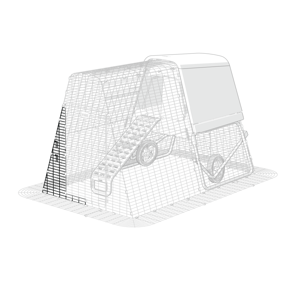 Eglu Go Up Run Panel Front Right