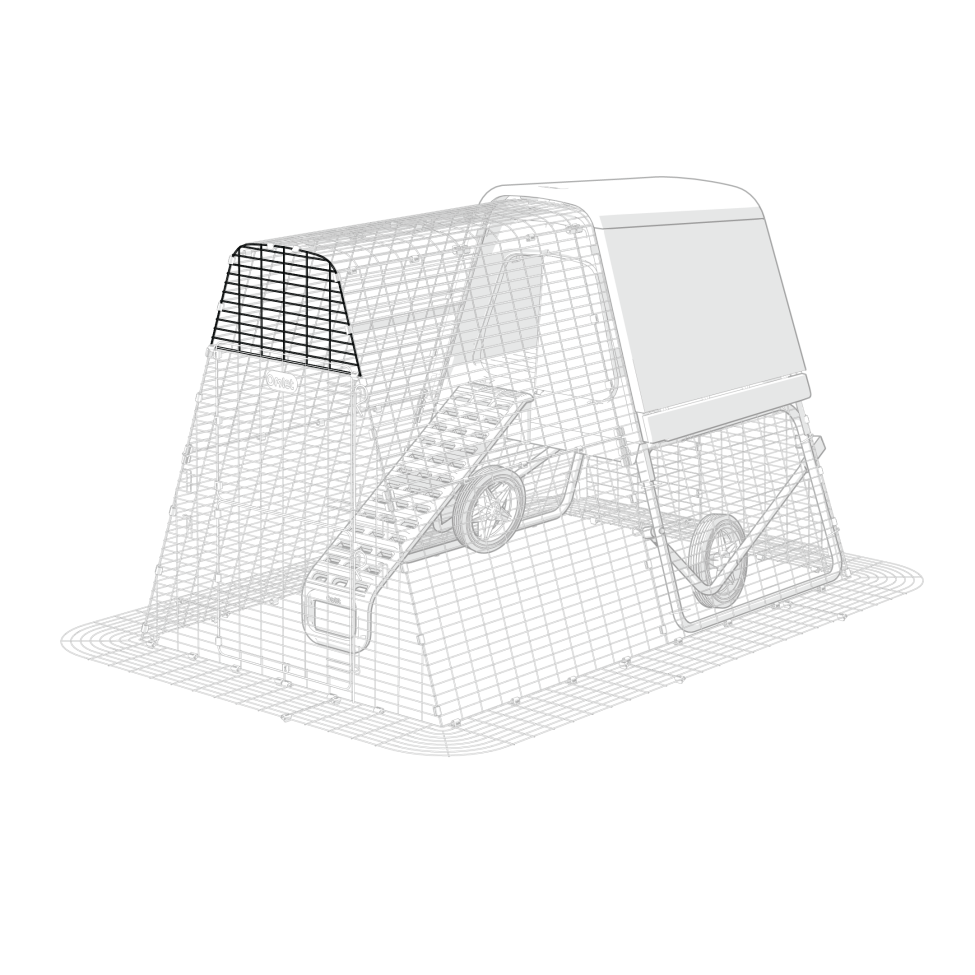Eglu Go Up Run Panel Front Infill