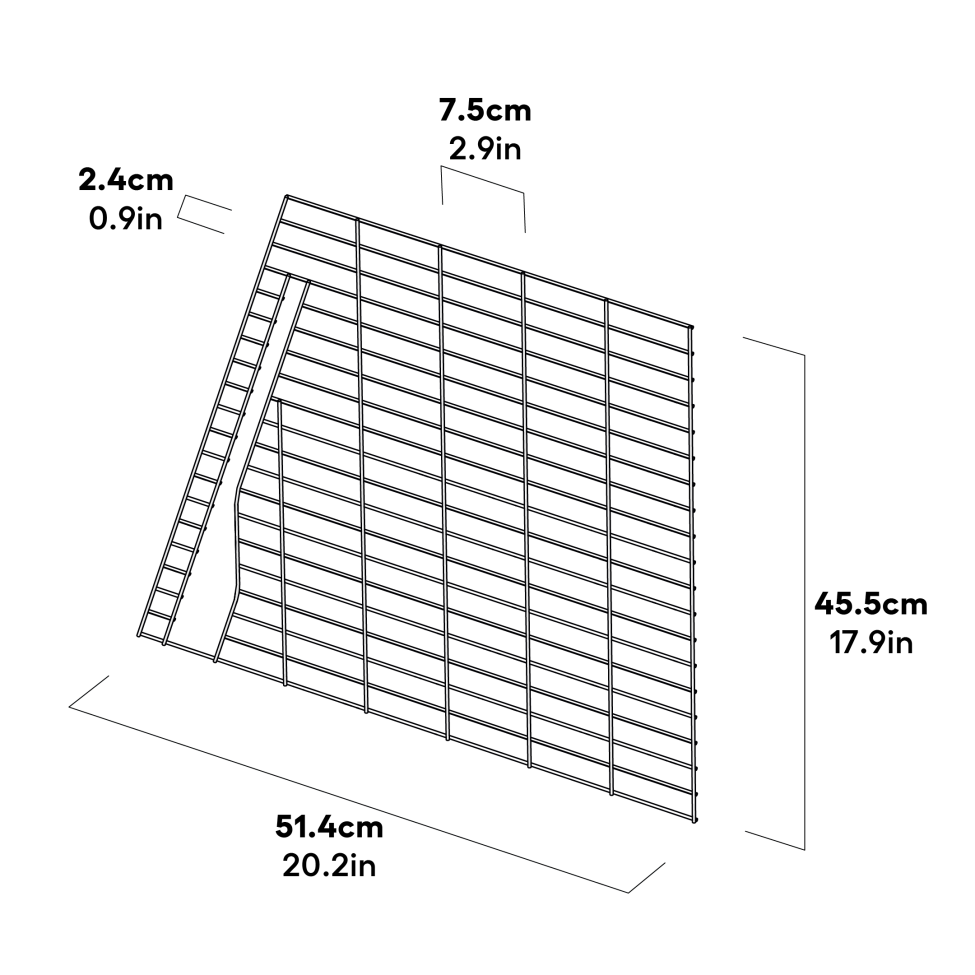 Eglu Go Up Run Panel Back