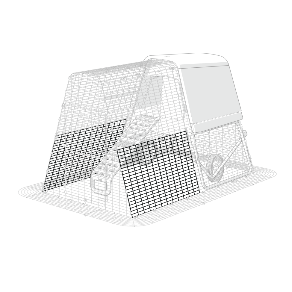 Eglu Go Up Run Panel Side