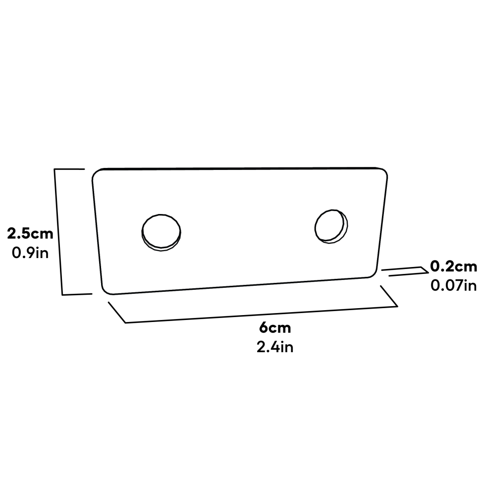 Eglu pro bracket front split dimensions (114.1099)