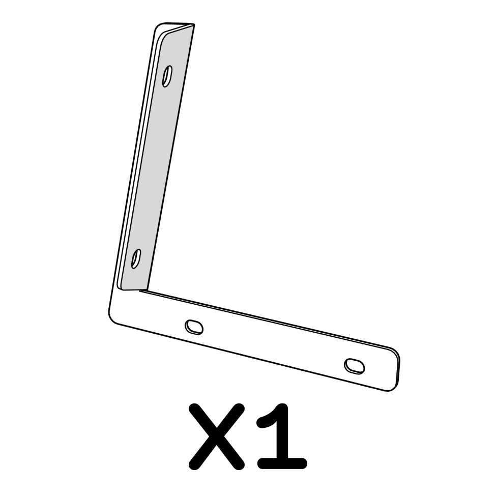 Bracket side panel to back bar right 114.1086 x1