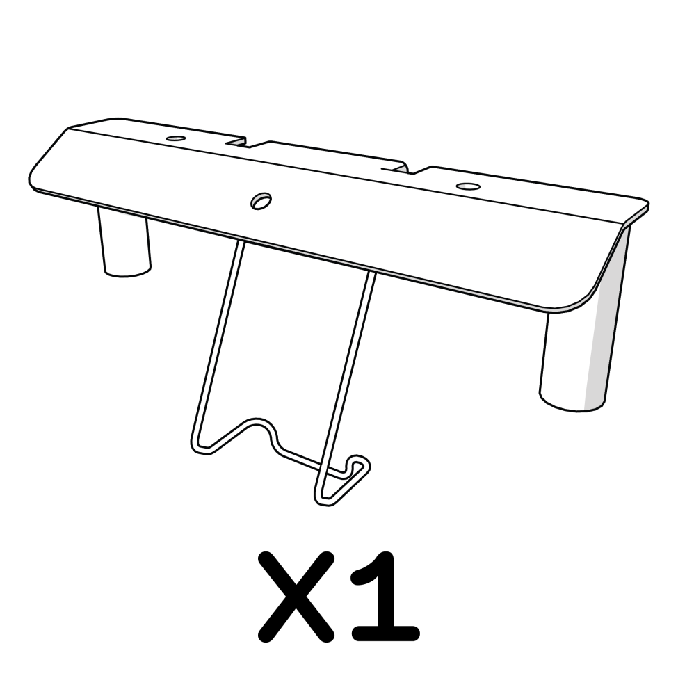 Ladder bracket assembly 114.0072 x1