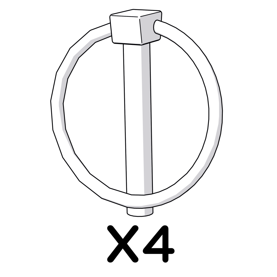 Lynch Pin 4.5x32mm 800.0520 x4